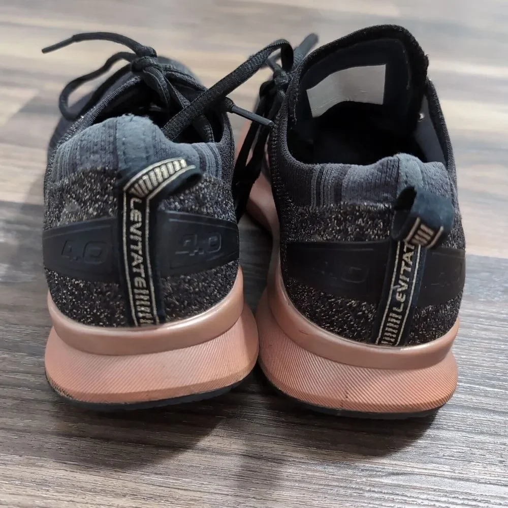 Wmns Brooks Levitate 4 Knit Walking-Running Shoe/ Black Rose Gold‎ /USED …